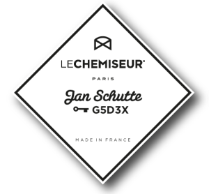 étiquette le chemiseur